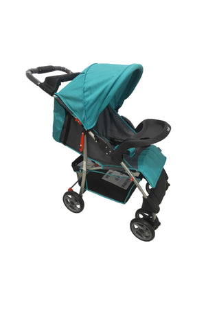 MOON Bezik - One Fold Stroller,Cyan Blue
