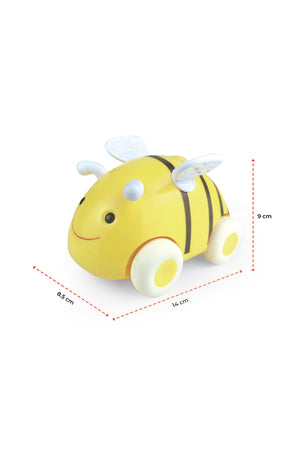 MOON Bumble Buzz Pull back toy with lights and music for 6M+ - Boys and Girls -Bee