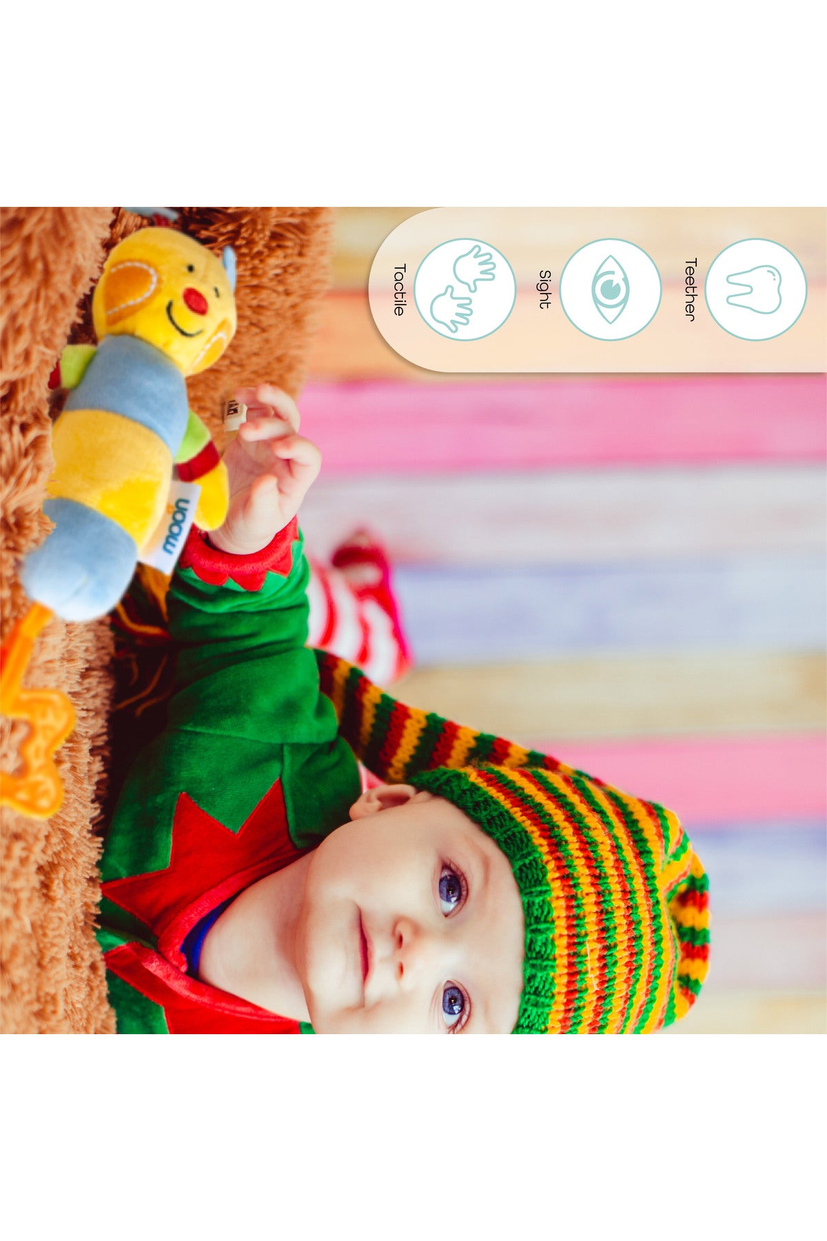 MOON Soft Rattle Toy - Bee