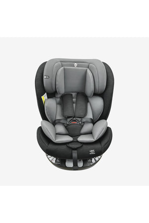 Kikibebe Children’S Car Seat With 360 Degree Roations, Ages 0-12 Years – Black & Grey