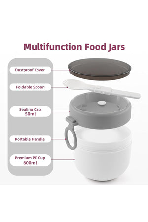 Star Babies - Stainless steel Food jar set of 2 combo for food / soup / salad .