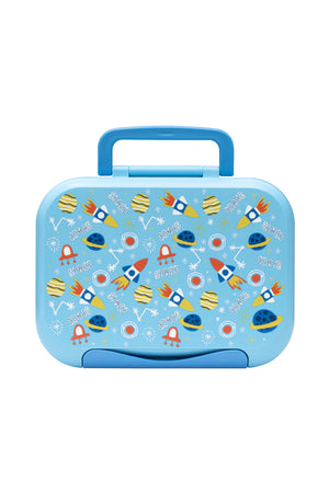 MOON Bentoza Kids Lunch Box –  Leak-Proof Compartments,Microwave Safe,for Toddlers Ages 3–6 -Rocket