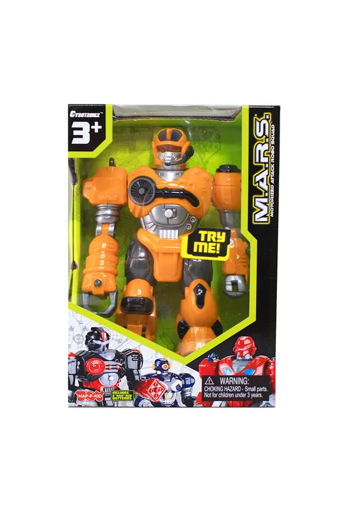 Little Learners 7” (17cm) M.A.R.S.® (AST) - Motorized Walking Cyber-Bot Toy
