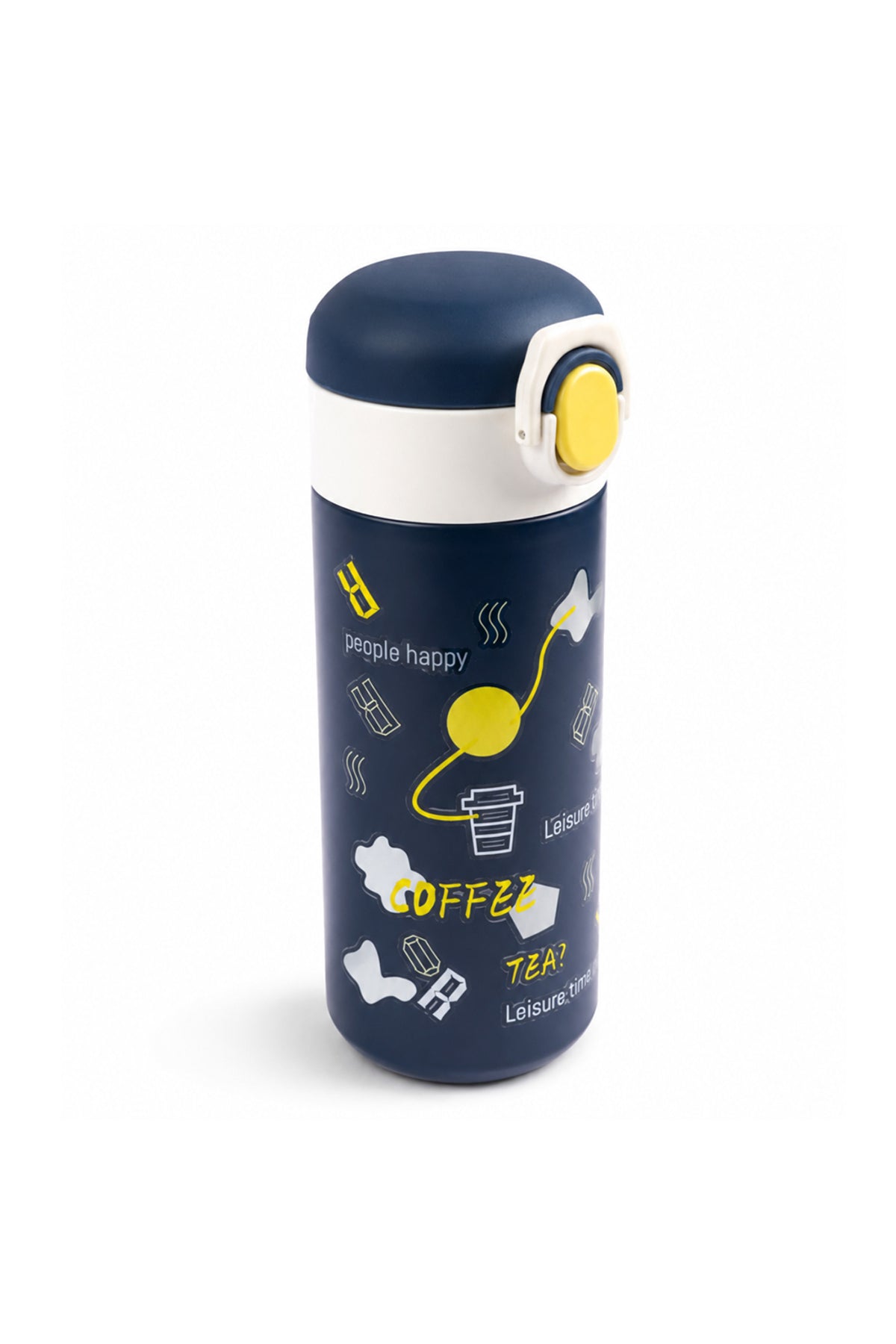 Cocobee 500ml Insulated Stainless Steel Water Bottle – Leakproof, Odour-Free, with Soft Grip Handle – Blue (Ages 3+) + Marvel Spider-Man Magic Writing Board