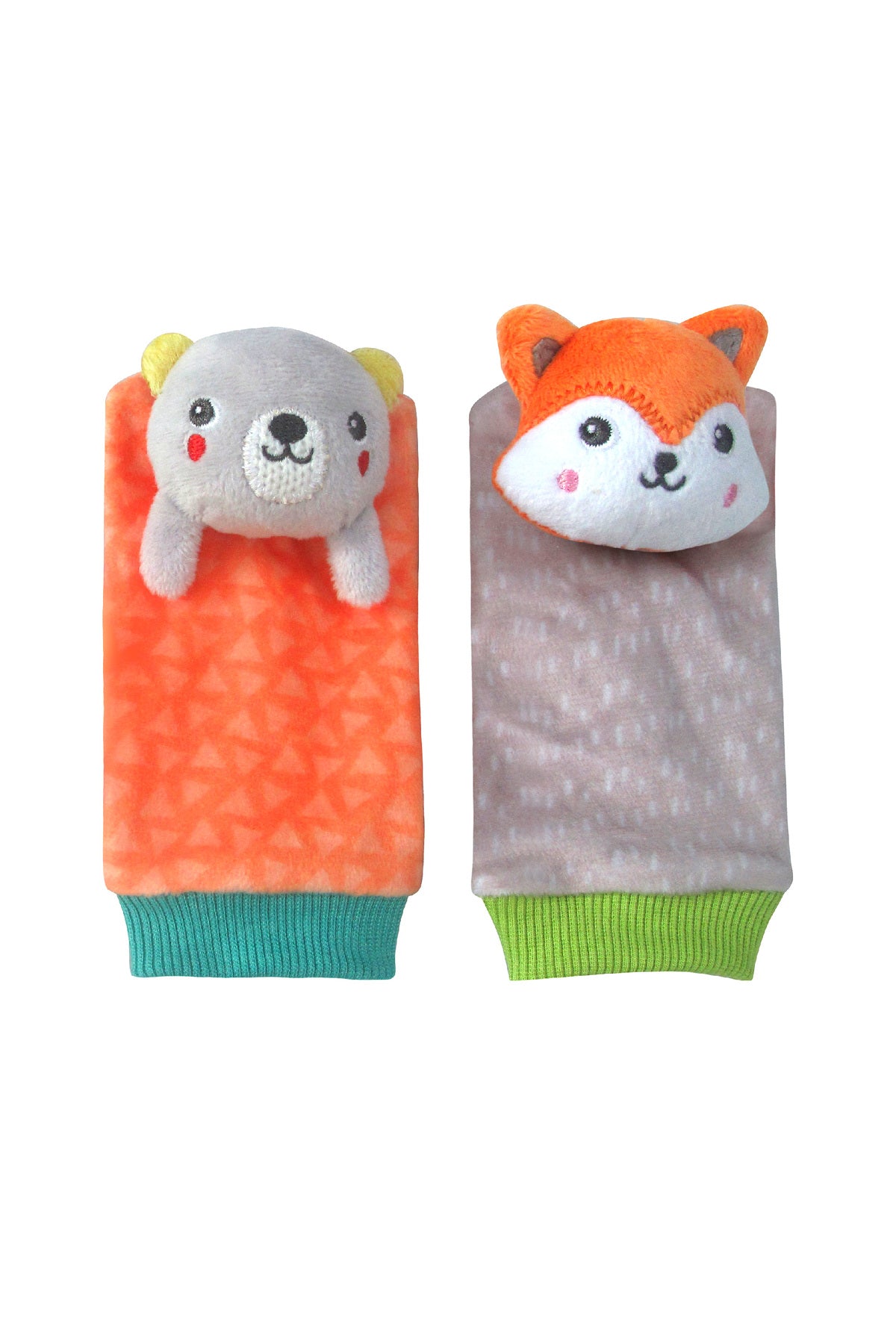 MOON Tiny Tots Foot Rattle for Growing Babies and Toddlers (0m+)-Multi Coolor