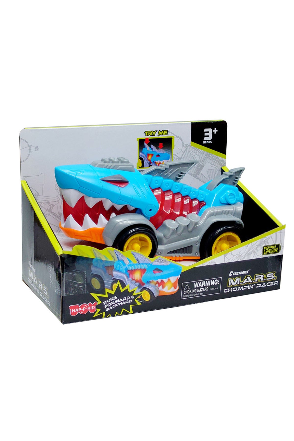 Little Learner M.A.R.S. Chompin’ Racer (Shark) - Motorized Vehicle with Jaw Chomping Action