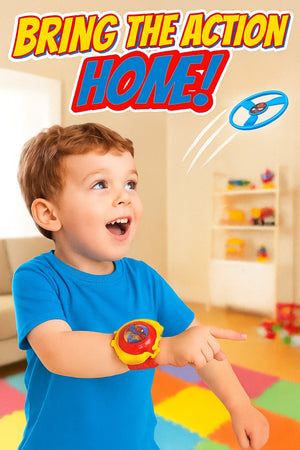 Marvel Spider-Man Disc Shooter Toy for Kids | Web Head Crime Fighter Target Game | Ages 3+| Multicolor
