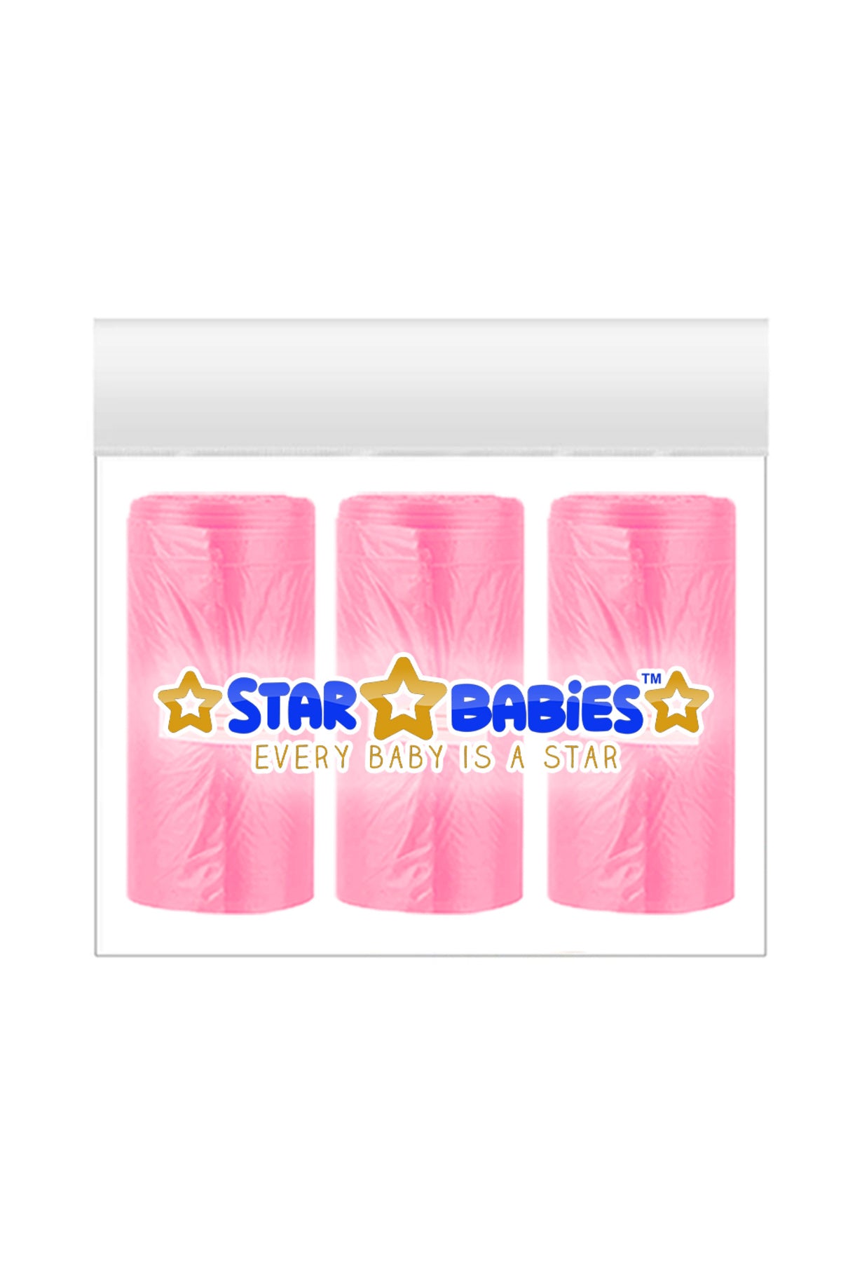 Star Babies - Scented Bags - Pink - Pack of 3 - 45 Pcs