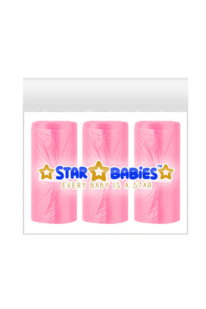 Star Babies - Scented Bags - Pink - Pack of 3 - 45 Pcs