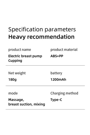 Electric Breast Pump With 3 Modes 10 Levels | Hands-Free, Rechargeable, Wearable, Portable - Massage And Breastfeeding Pumping Mode, Smart LED Display