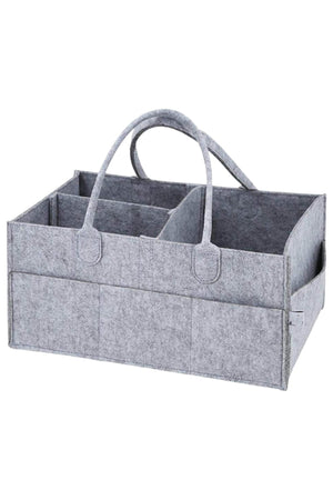 SunBaby Diaper Caddy Organizer Bag - Grey
