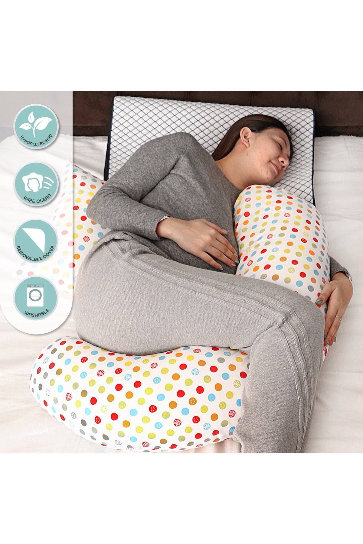 MOON  Multi-Position Pregnancy Pillow