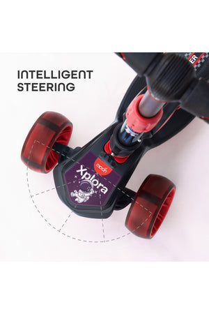 MOON Xplora Baby Scooter with seat- Red