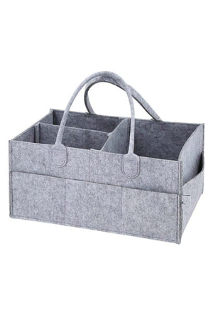 Star Babies Diaper Caddy Organizer - Grey, Piece Of 1