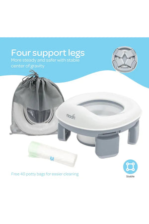 MOON Travel Baby Potty Seat- Grey