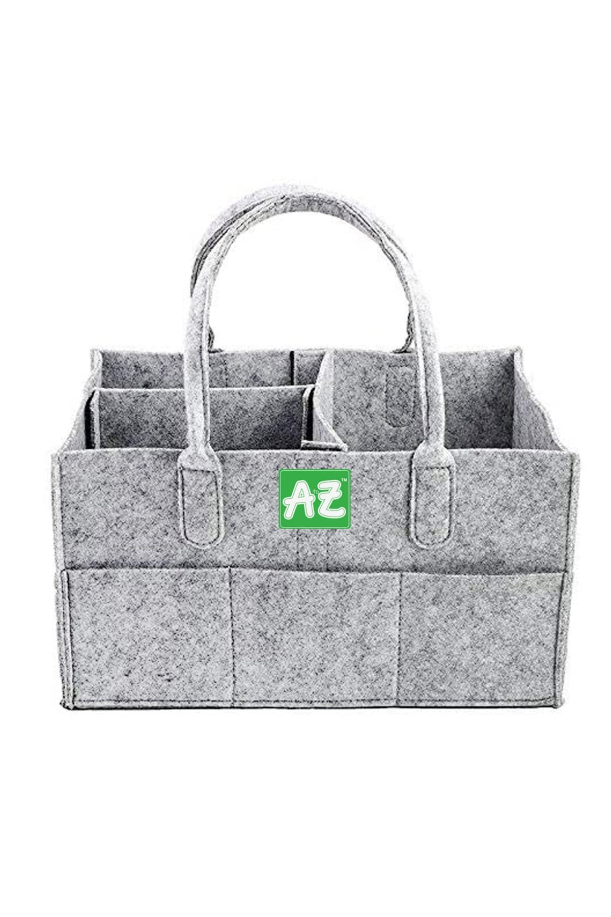 Star Babies - A To Z Diaper Caddy Organizer - Grey