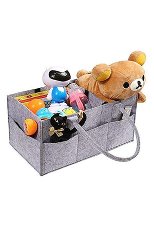 SunBaby Diaper Caddy Organizer Bag - Grey