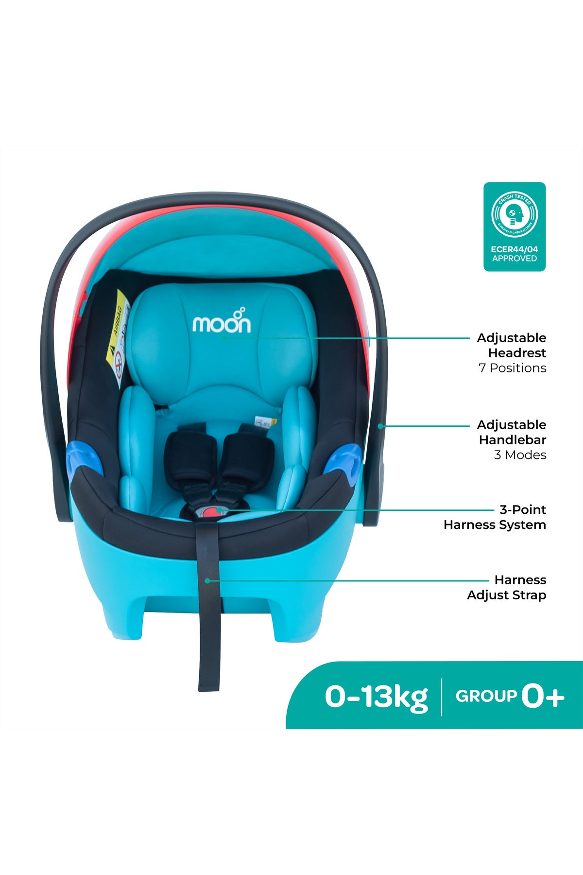 MOON  Bibo Max   carseat Green