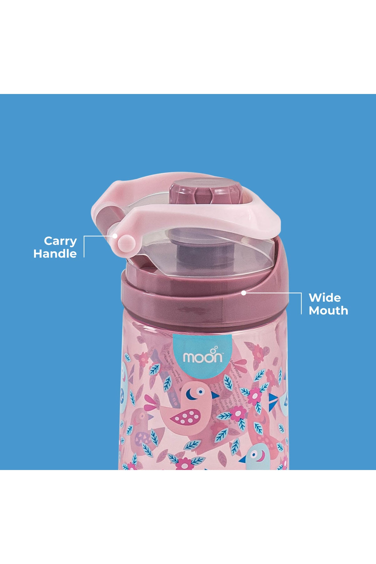 MOON Kids Water Bottle-Purple
