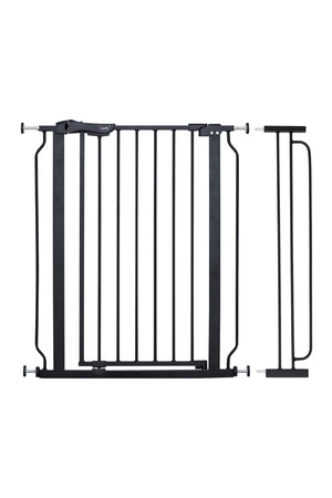 MOON Secura Baby Safety gate 76-80cm-Auto lock barrier with 20cm extension – Black