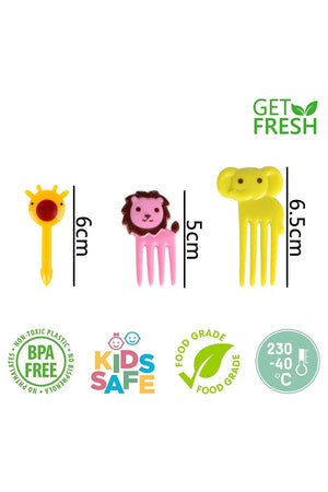 Star Babies - Animal Fruit Picks - Multicolor - 10 Pcs