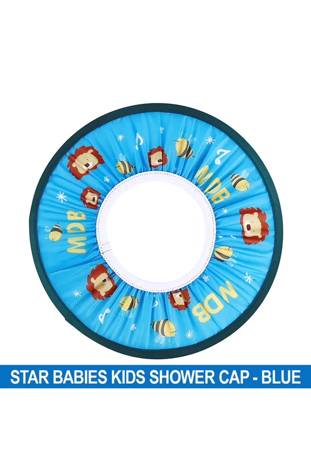 Star Babies - Adjustable Kids Shower Cap - Blue