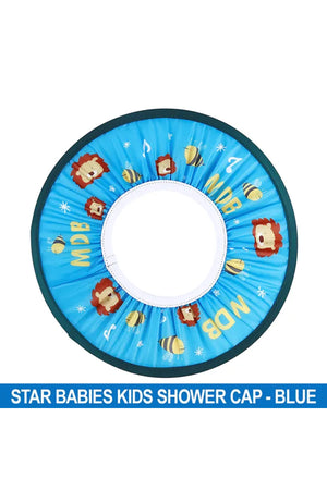 Star Babies - Adjustable Kids Shower Cap - Blue
