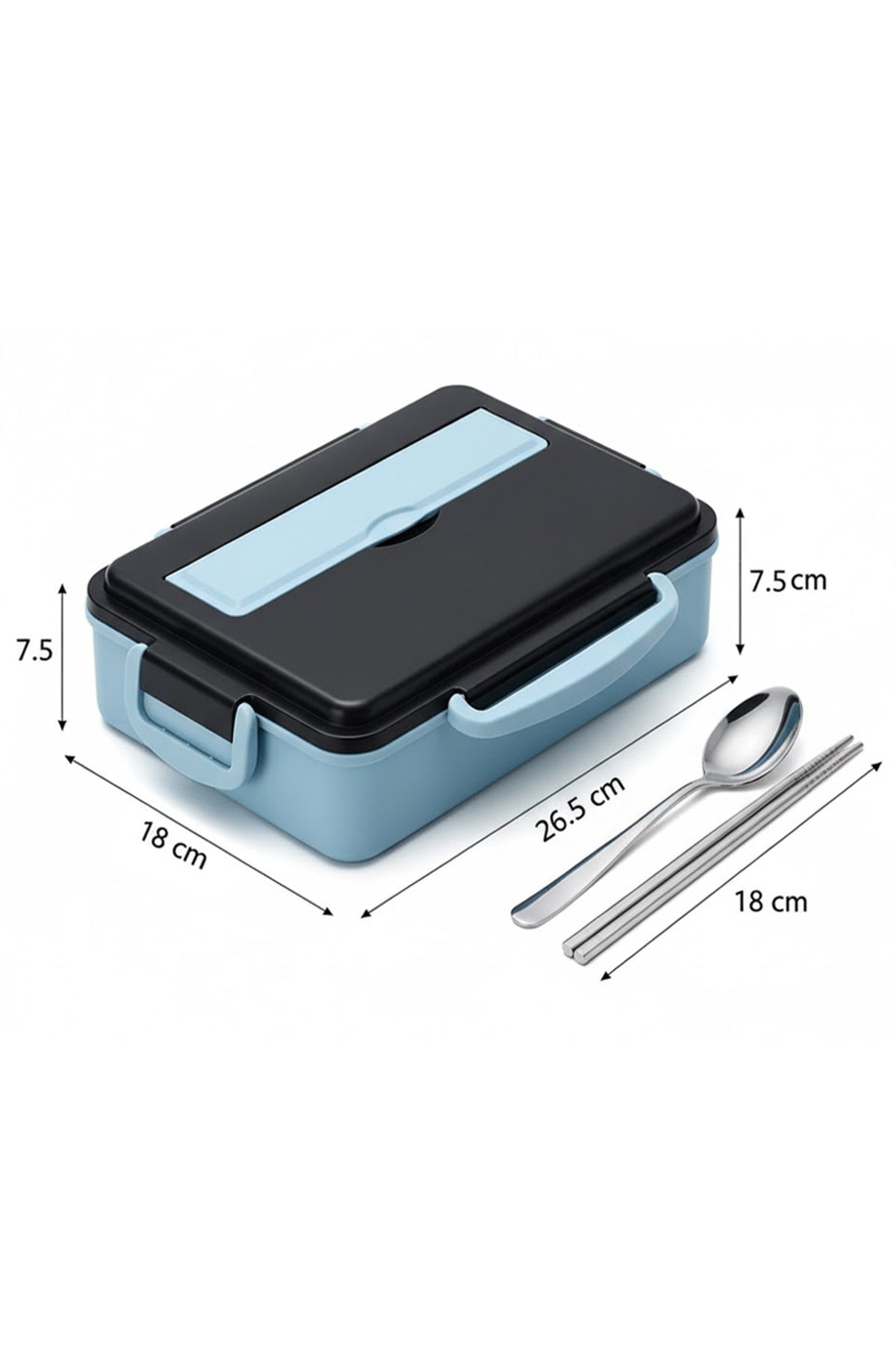 Star Babies - Stainless Steel Lunch Box  &  Cutlery Set with Sandwich Cutter Combo- set of 3.