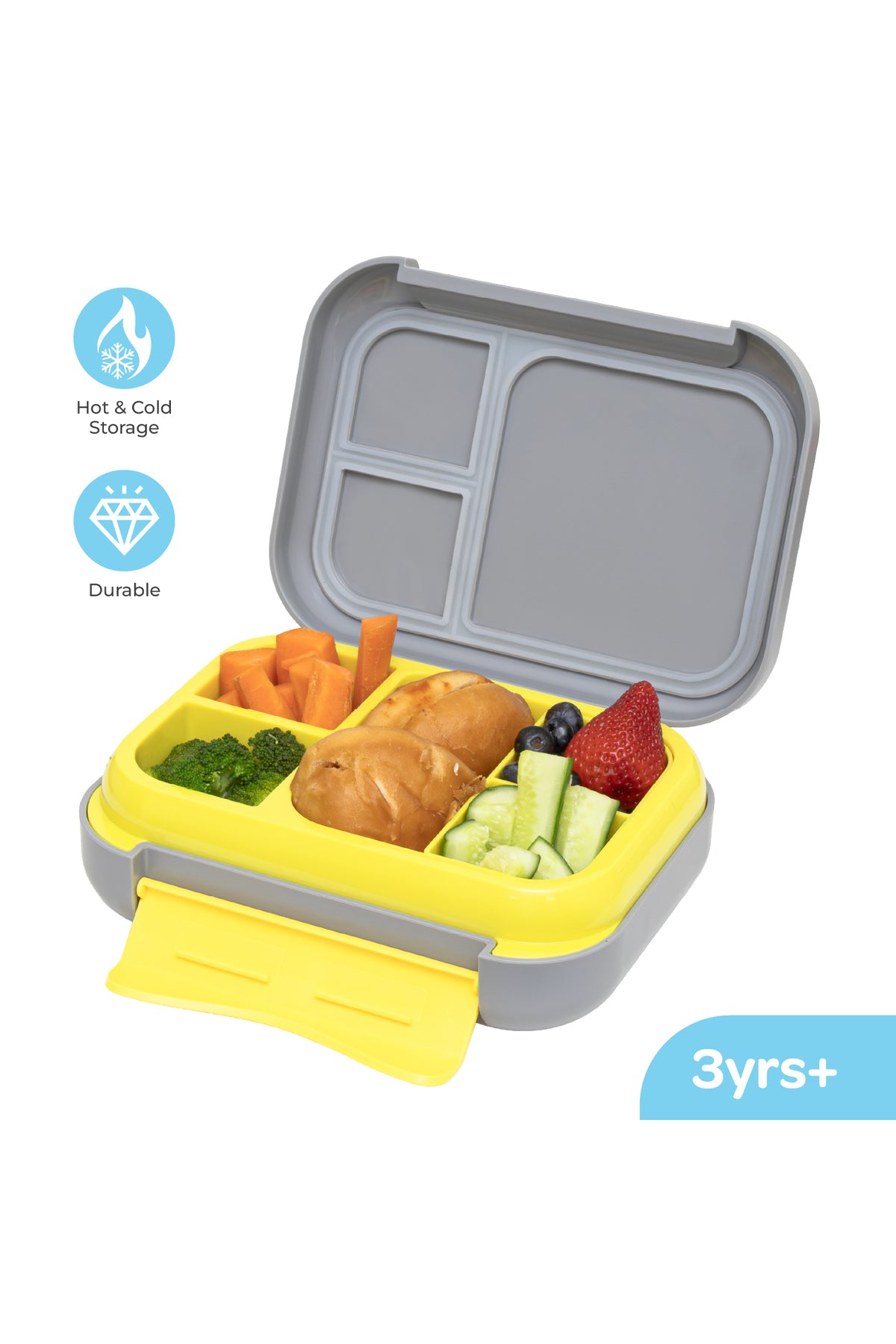 MOON Marmita Kids Lunch Box Set with Insulated Bottle & Bag – Leakproof, BPA-Free, Microwave & Dishwasher Safe -Vehicle
