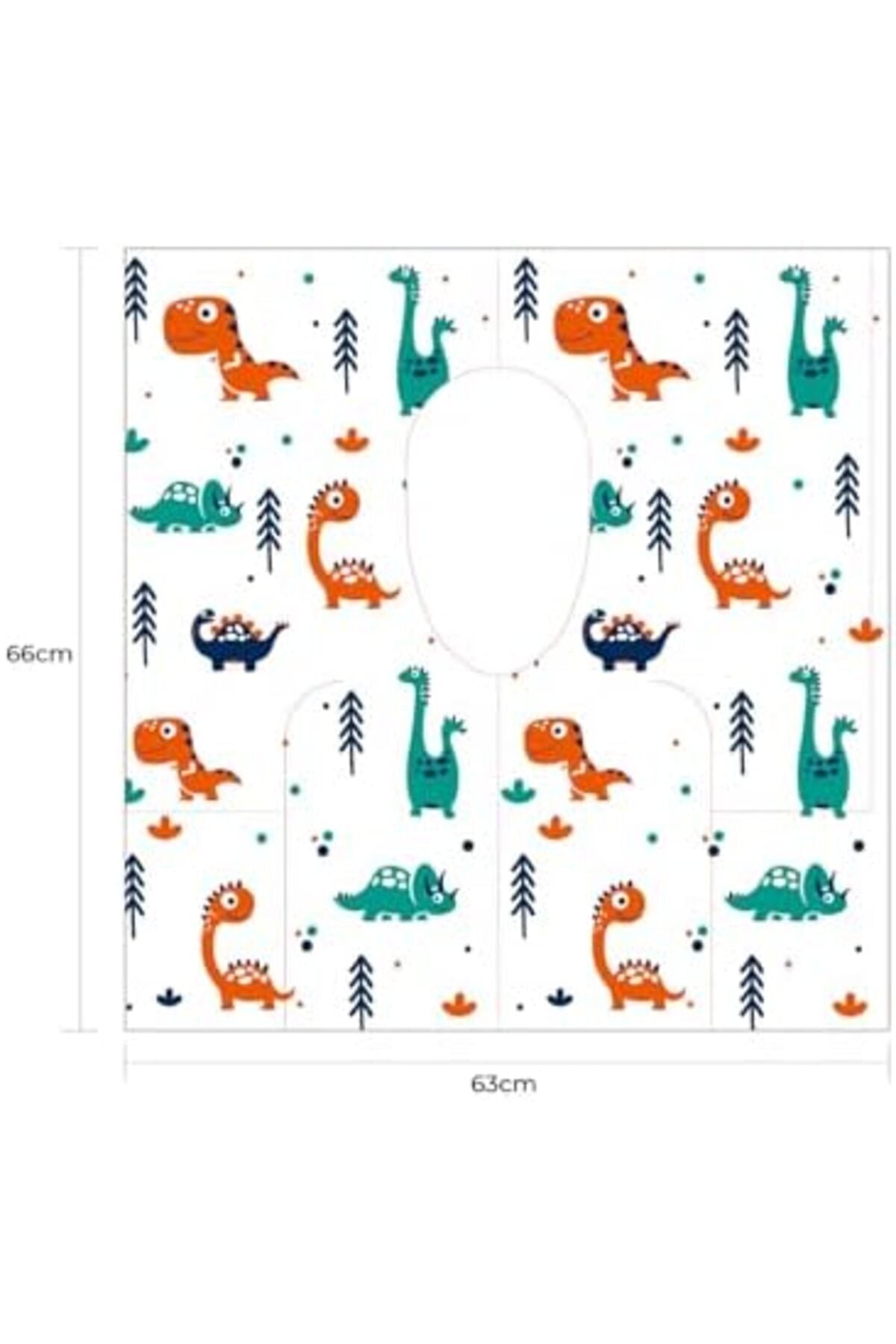 MOON Disposable toilet seat cover - Dino ( 66 x 63 cm)