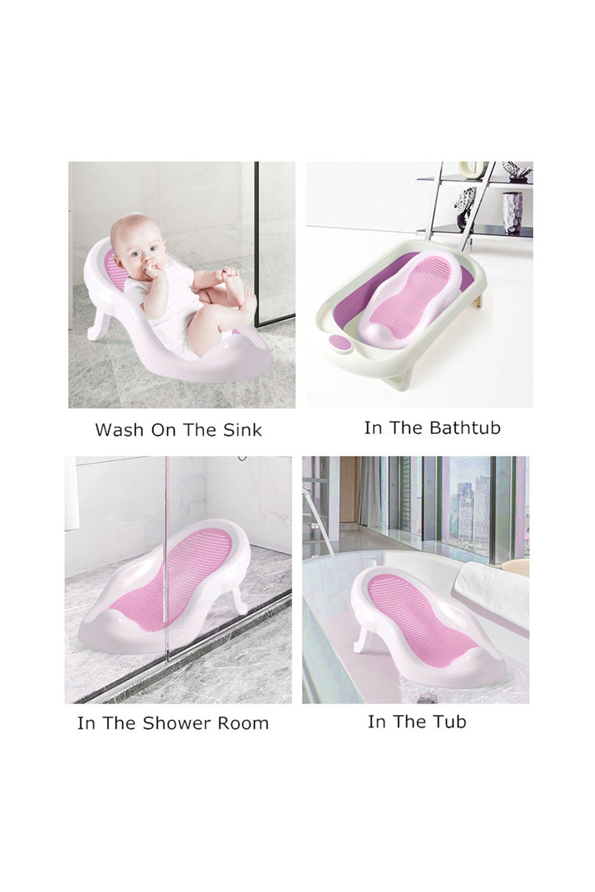 Star Babies - Recline & Rinse Bather - Pink