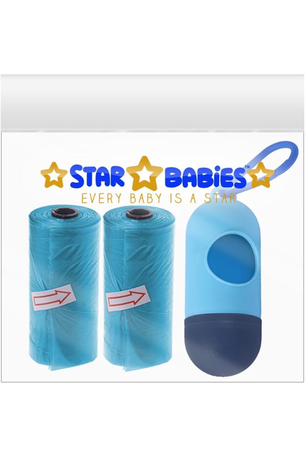 Star Babies - Scented Bag With Dispenser Pack of 2 - Blue