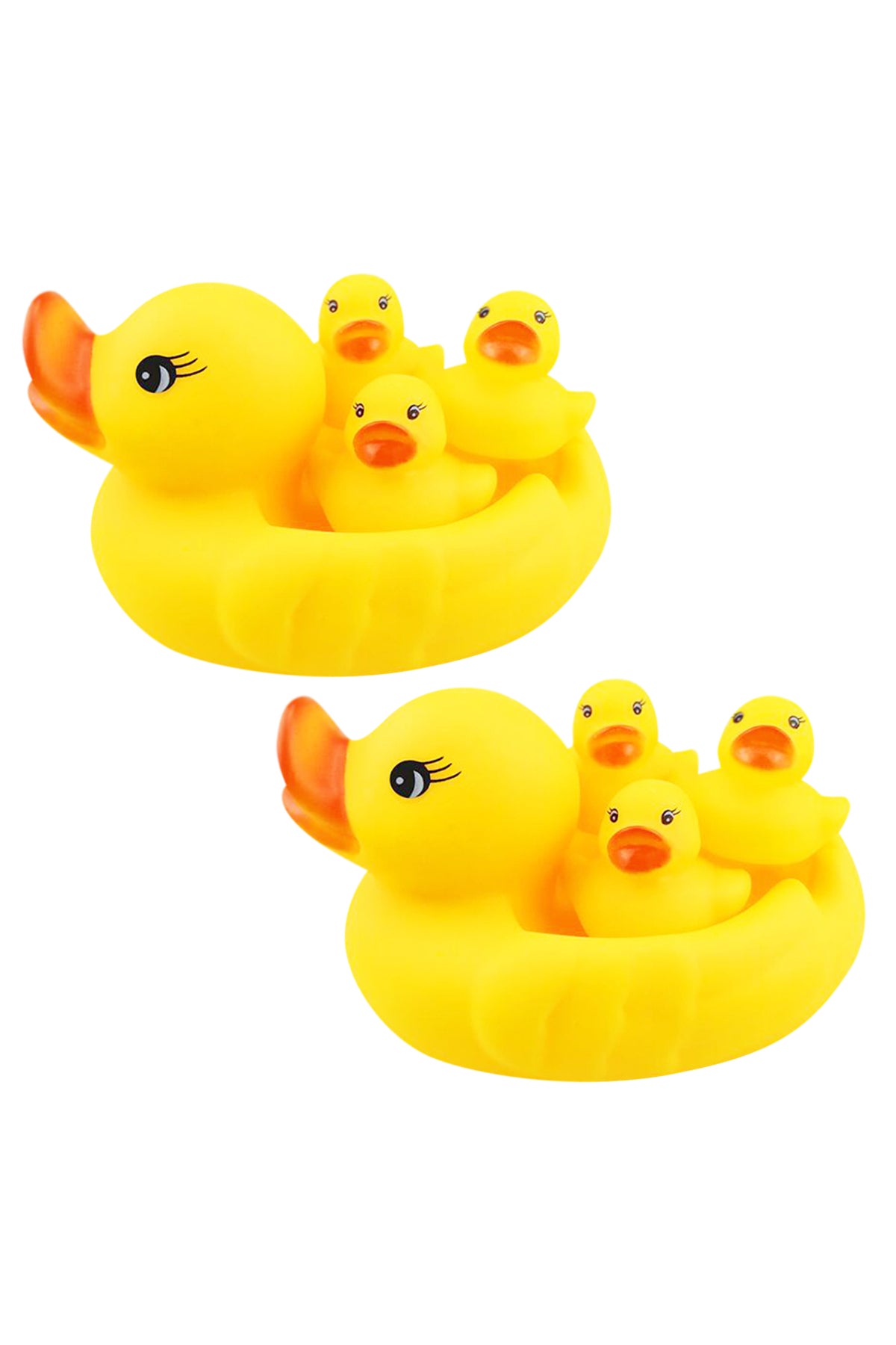 Star Babies - Rubber Duck Toy - Pack Of 8 - Yellow