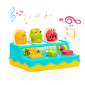 MOON Pop Up Animals Toy for Kids with Music, Sensory Toys Portable Baby Toys ,for 6-18 Month