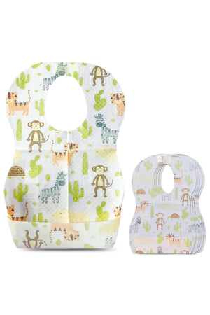 Star Babies - Disposable Bibs 5pcs with Disposable Towel 3pcs - Animal