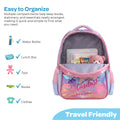 MOON Licensed  SHIMMER & SHINE  3 in 1 Kids Backpack Set  - (16-Inch) Premium Kids School Bag with Lunch Bag & Pencil Case-Pink&Blue