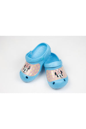Minnie & Friends Lightweight & Comfortable Slip-On Sandals Girls' Clogs – Blue