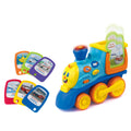 My First Talking Train Toy - Interactive Learning Cards, Quiz Mode, Music Play, Bilingual English/Spanish & English/French, 24m+