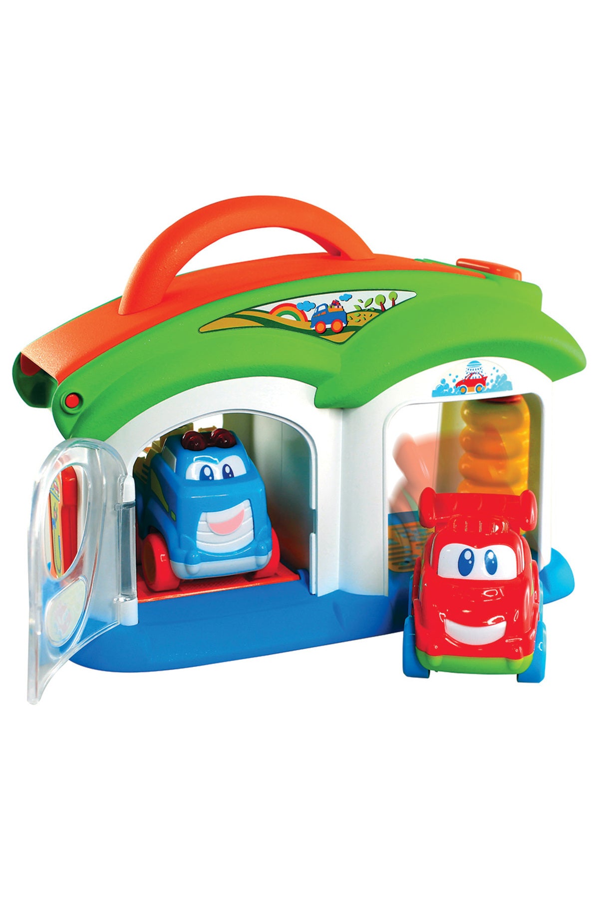 Little Learners Vroom Vroom Charge Station - Pretend Play Car Wash Toy