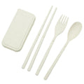 Star Babies Organic Mini Fork, Spoon & Chopstick Set - 3 Pcs