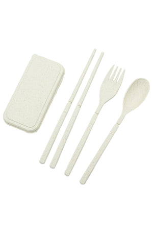 Star Babies Organic Mini Fork, Spoon & Chopstick Set - 3 Pcs