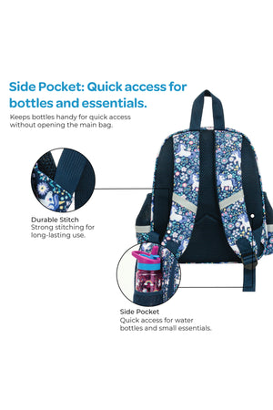 MOON  Kids Backpack    - (12-Inch)  Premium Kids School Bag -Unicorn
