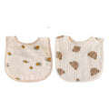 Star Babies - Printed Cotton Bibs - Pack of 2 - Multicolor