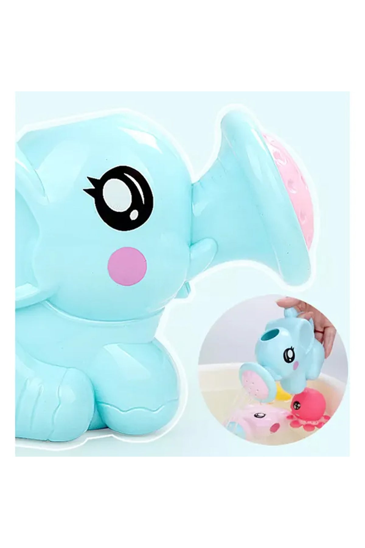 Star Babies - Hooded Towel, Powder Puff & Kettle Toy - Blue