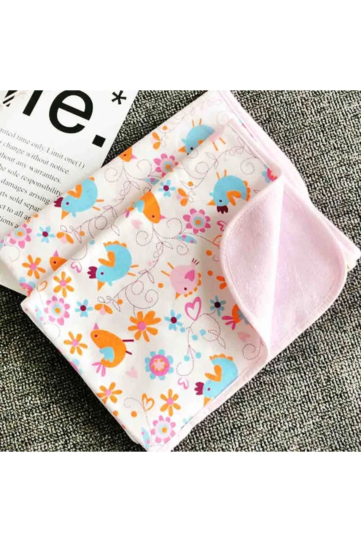 Star Babies - Combo Pack Of 2- Girls Anti-Slip Crawling Kneepads Pack Of 3 With Reusable Changing Mats - Pink