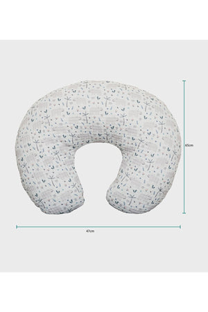 MOON Portable Nursing Breast Feeding Baby Support Pillow Cushion  With Washable Zippered Cover-Hippo