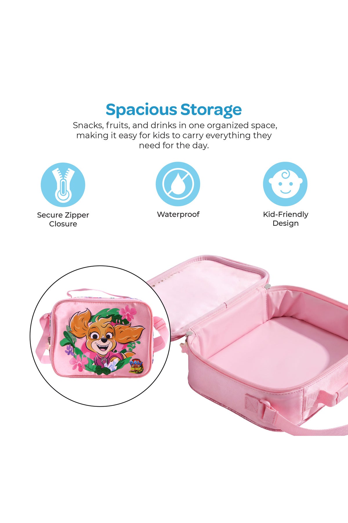 MOON Kids Insulated Lunch Bag – Leakproof Thermal Lunch Box for Boys & Girls | Durable, Lightweight & Easy-Clean | Perfect for School, Daycare & Outdoor Use