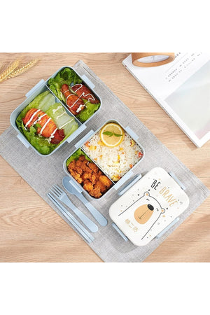 Star Babies - Lunch Box With Compartment - Blue