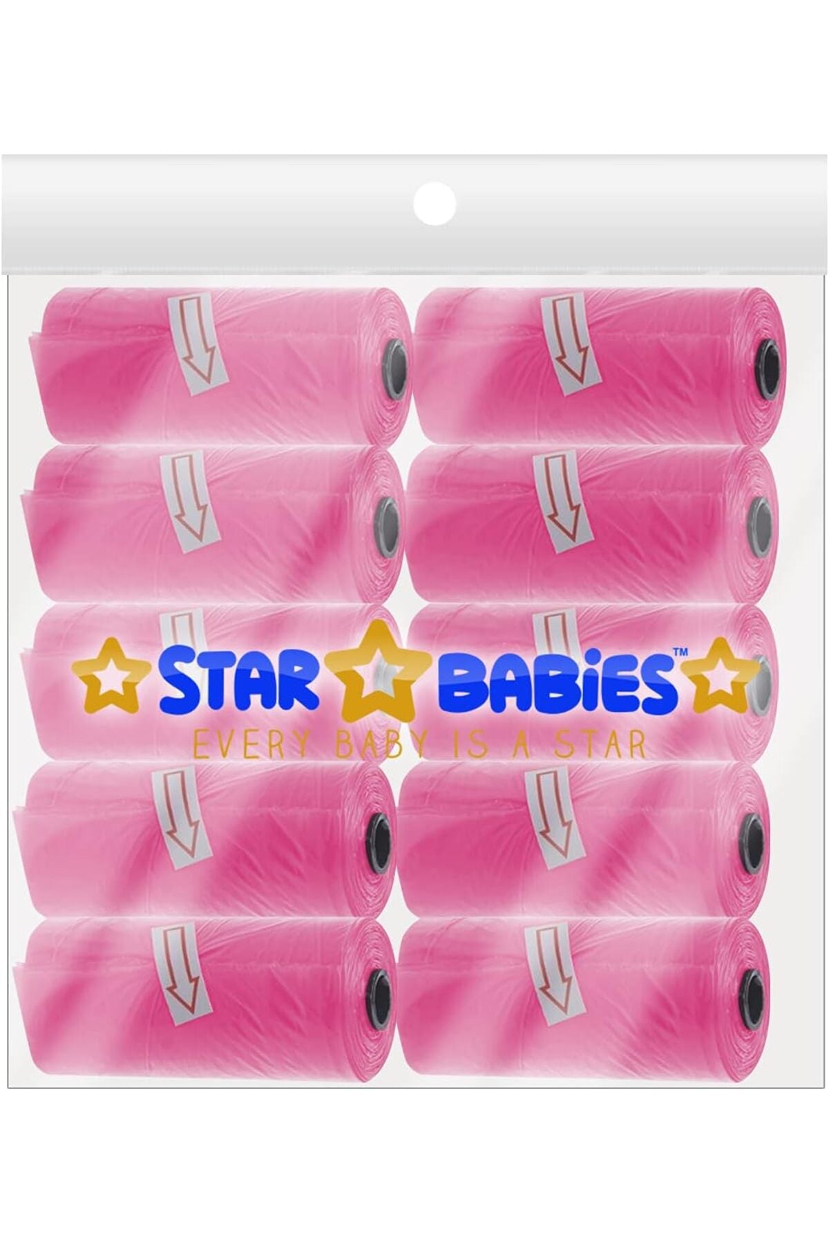 Star Babies Pink Scented Bag Pack of 10 - 150 Bags