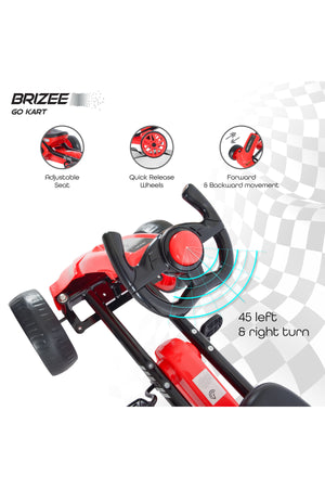 MOON Brizee Baby Go kart - Red